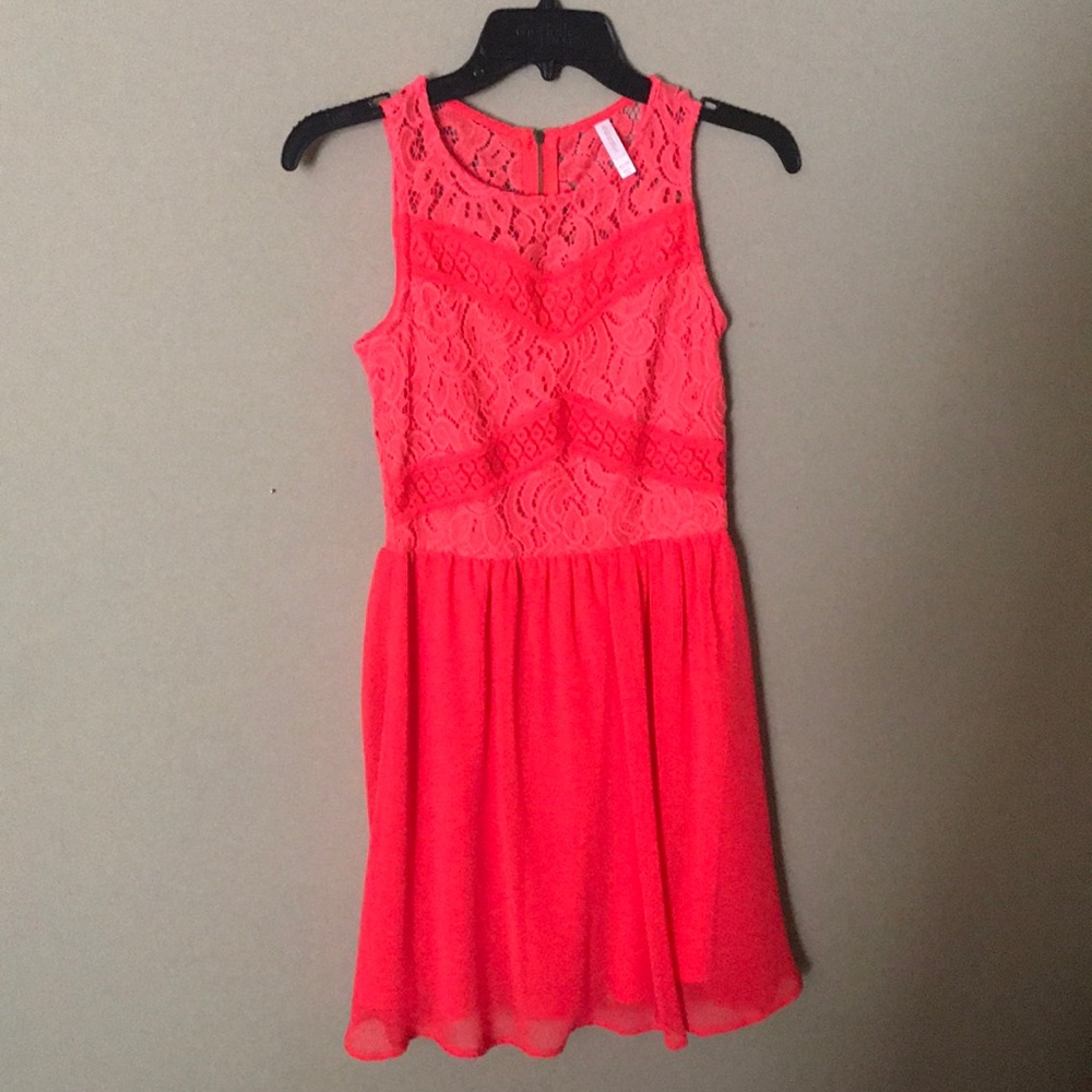 Hot Pink Lace Dress from Target